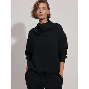 Varley Doublesoft Betsy Sweat in Black